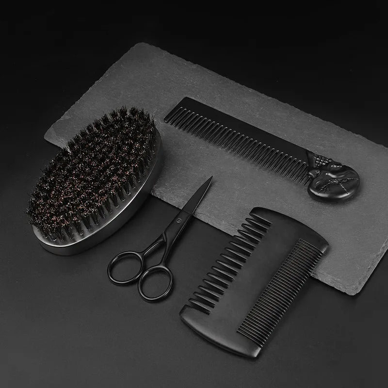 Kit de barbe en bois.