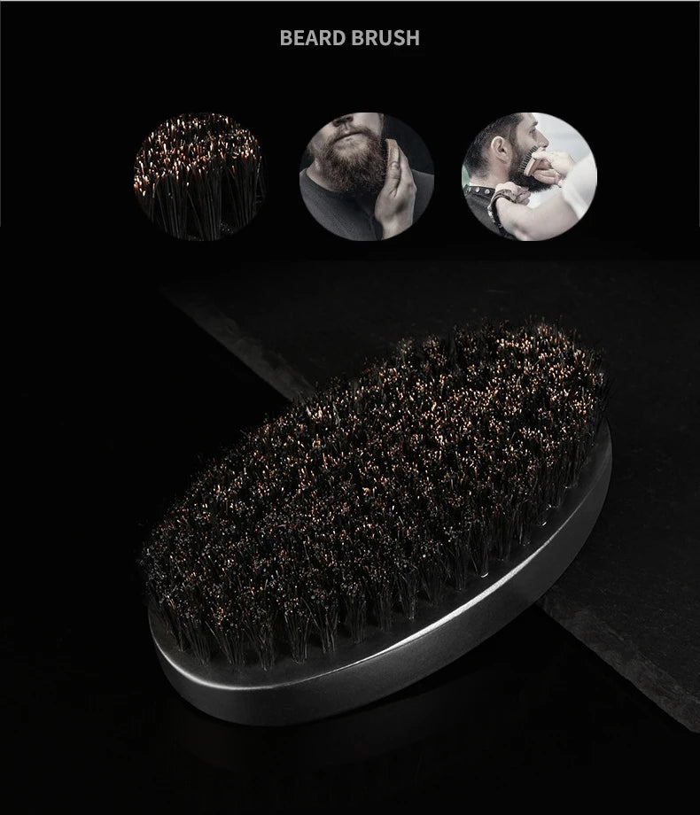 Kit de barbe en bois.