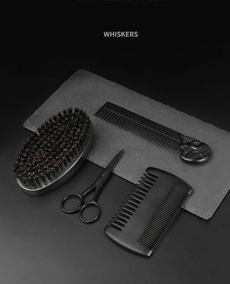 Kit de barbe en bois.