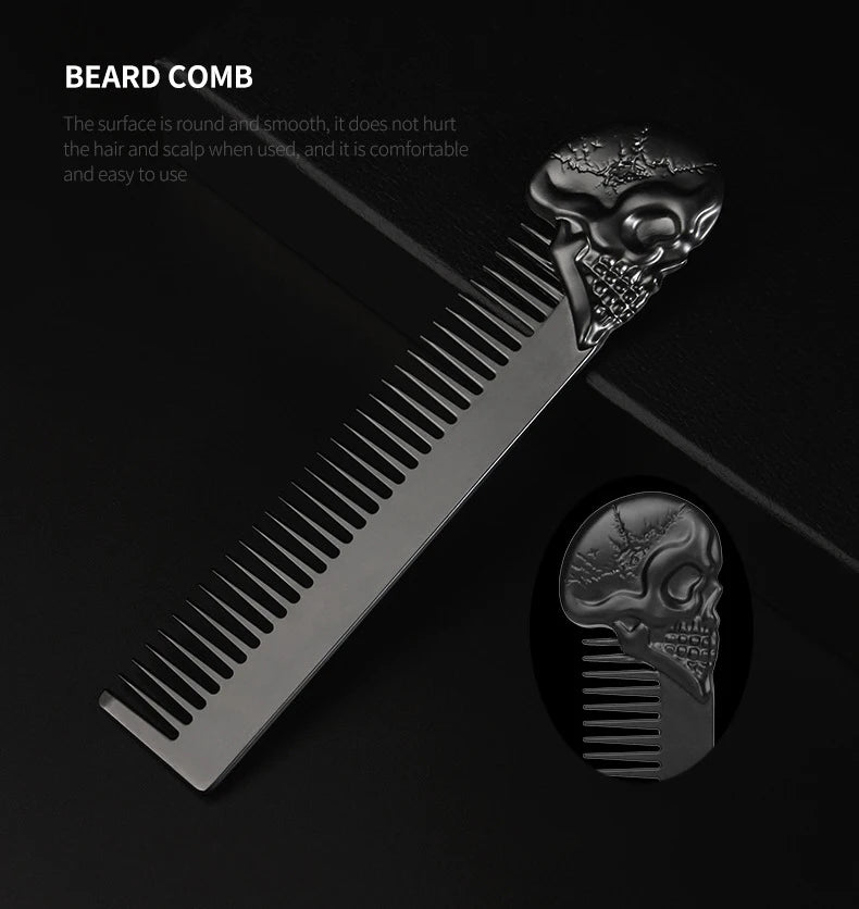 Kit de barbe en bois.