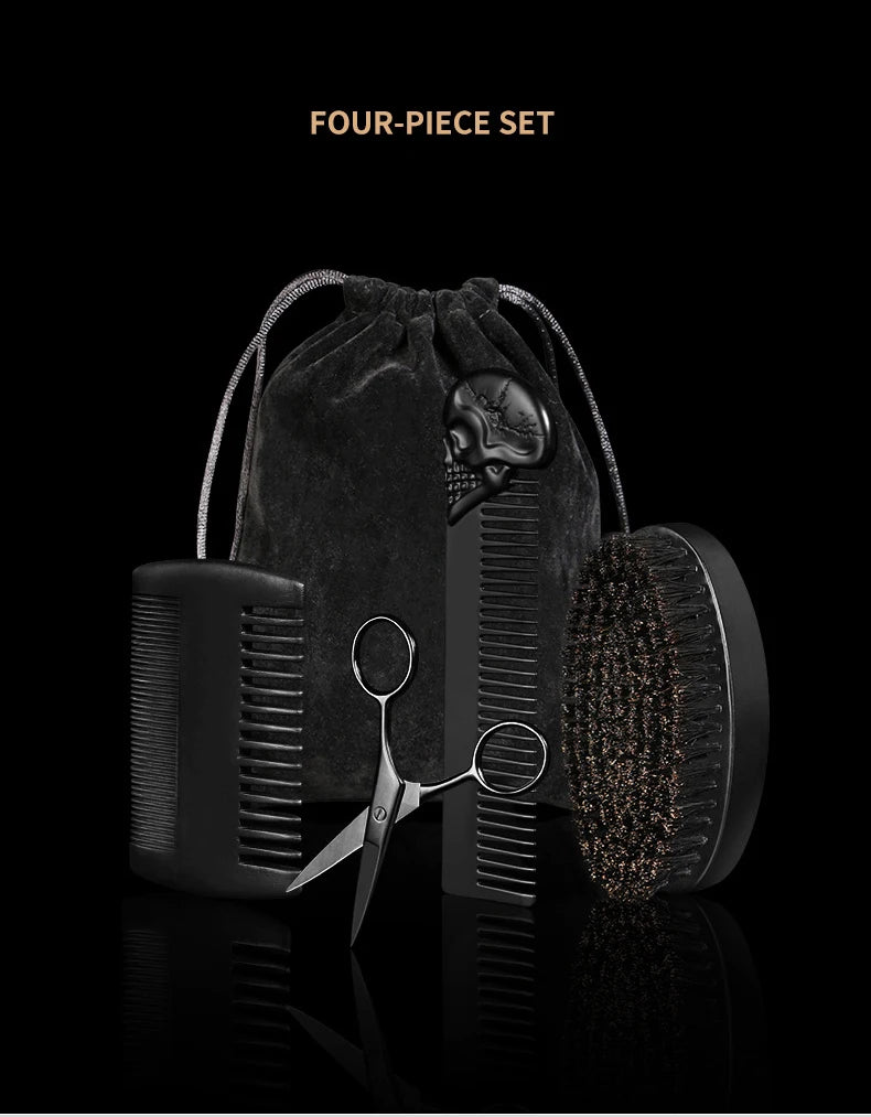 Kit de barbe en bois.